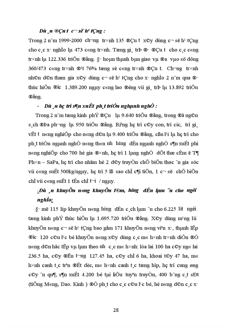 image for page Hỗ trợ vay vốn xoá đói giảm nghèo và hiệu quả vốn vay của các hộ nghèo ở xâ Phong Hải, huyện Bảo Thắng, tỉnh Lào Cai nhằm nêu lên thực trạng nghèo đói và cách khắc phục tình trạng nghèo đói ở đây