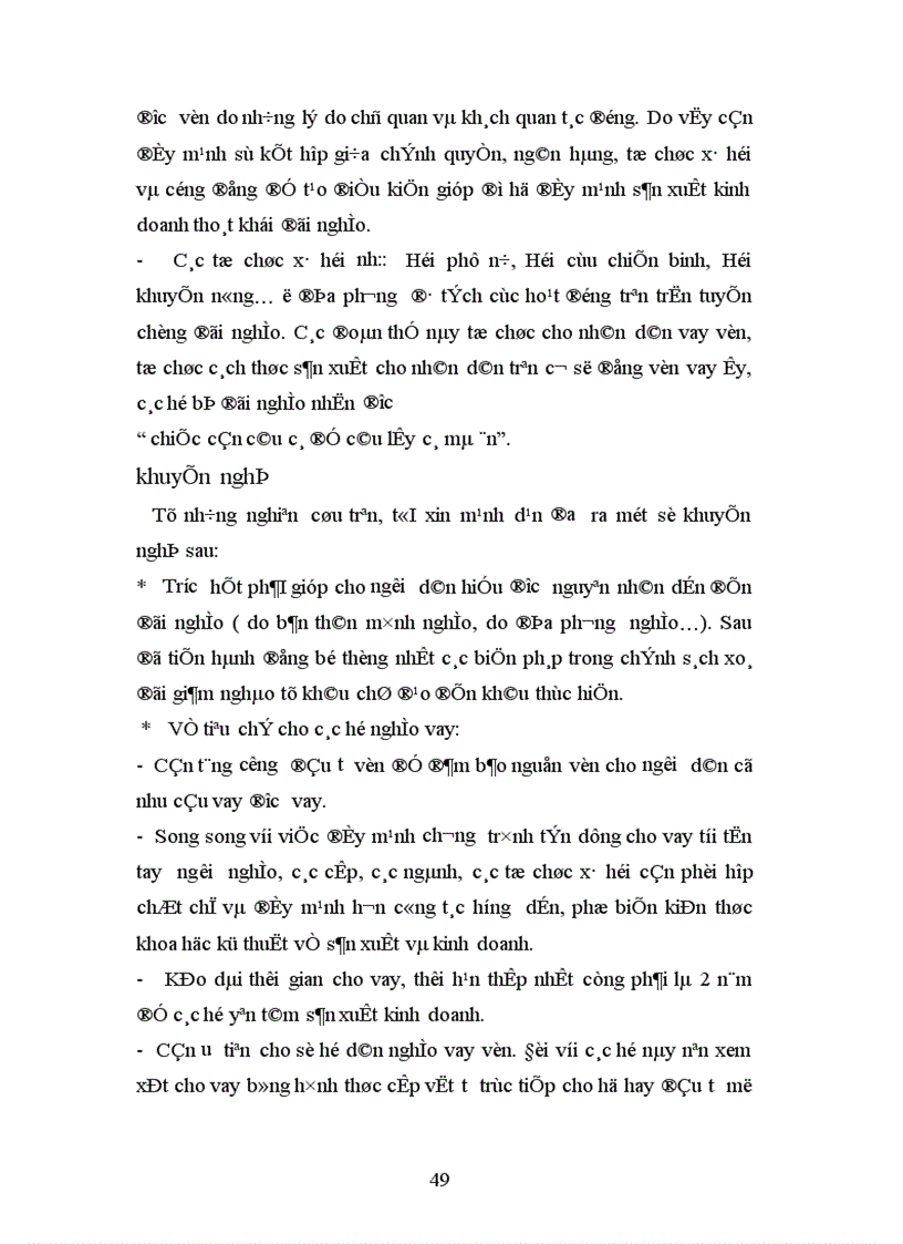 image for page Hỗ trợ vay vốn xoá đói giảm nghèo và hiệu quả vốn vay của các hộ nghèo ở xâ Phong Hải, huyện Bảo Thắng, tỉnh Lào Cai nhằm nêu lên thực trạng nghèo đói và cách khắc phục tình trạng nghèo đói ở đây
