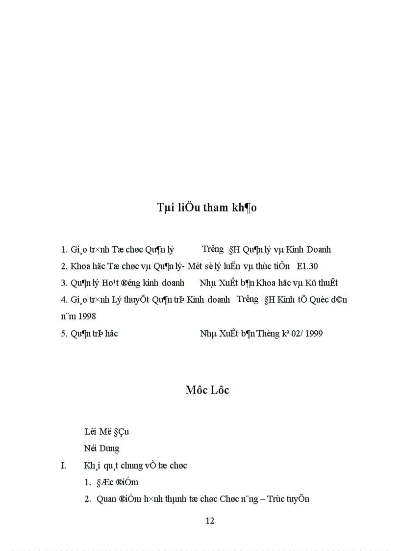 image for page Trình bày mô hình cơ cấu tổ chức Trực tuyến