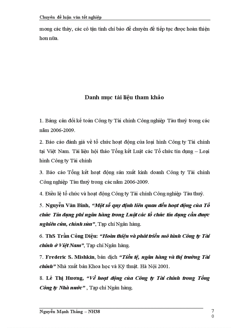 image for page Một số giải pháp hoàn thiện và phát triển hoạt động của Công ty Tài chính trong Tổng Công ty Nhà nước ở Việt Nam