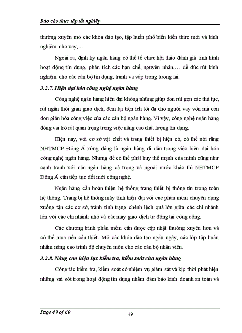 image for page Nâng cao chất lượng tín dụng trung và dài hạn tại ngân hàng thương mại cổ phần đông a