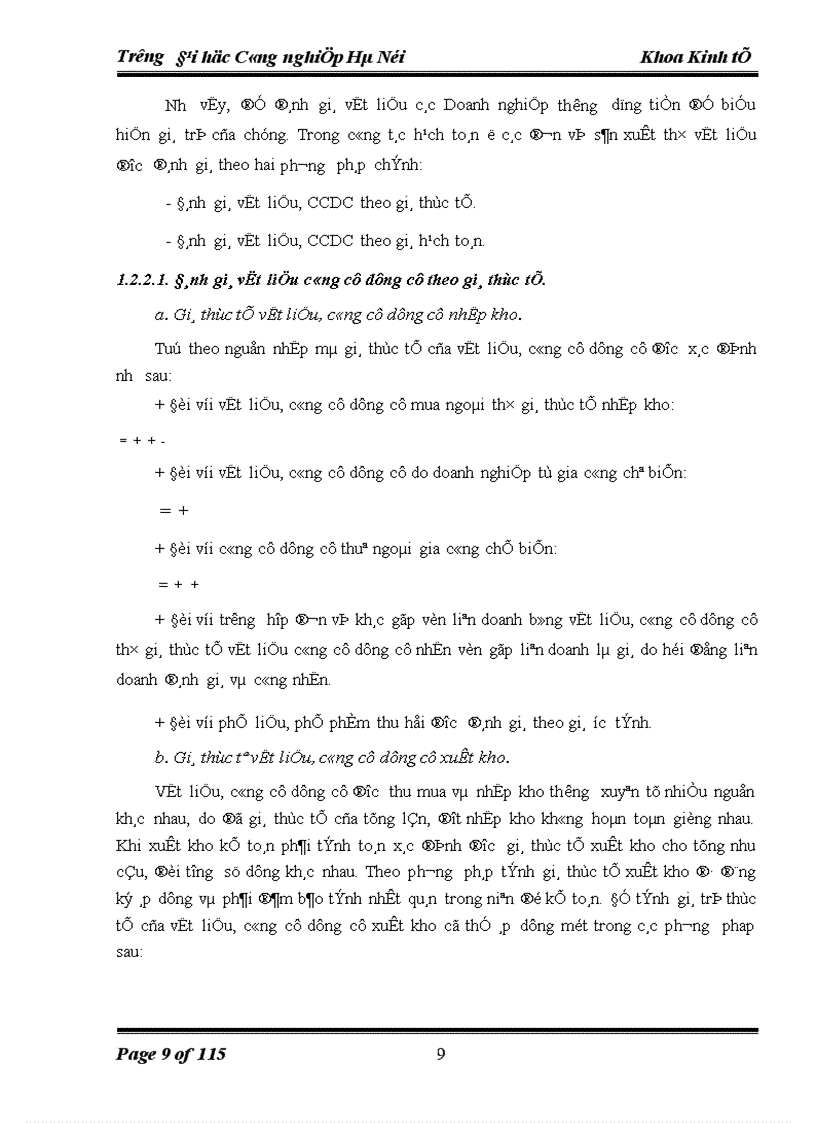 image for page Hoàn thiện công tác kế toán nguyên vật liệu và công cụ dụng cụ tại Công ty cổ phần đầu tư và xây lắp Contrexim số 8