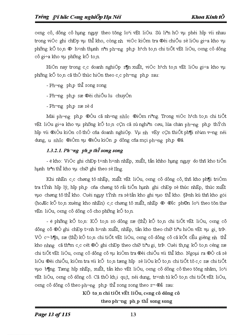 image for page Hoàn thiện công tác kế toán nguyên vật liệu và công cụ dụng cụ tại Công ty cổ phần đầu tư và xây lắp Contrexim số 8