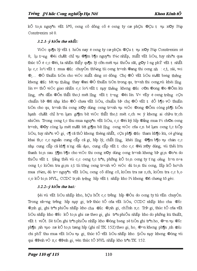 image for page Hoàn thiện công tác kế toán nguyên vật liệu và công cụ dụng cụ tại Công ty cổ phần đầu tư và xây lắp Contrexim số 8