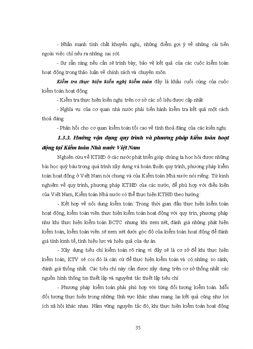 image for page Vận dụng kiểm toán hoạt động vào kiểm toán đầu tư xây dựng nhà máy thuỷ điện do kiểm toán nhà nước thực hiện