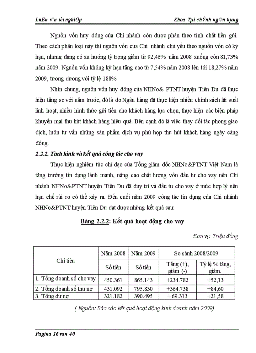image for page Giải pháp nâng cao chất lượng tín dụng trung và dài hạn tại Chi nhánh NHNo&PTNT huyện Tiên Du, tỉnh Bắc Ninh