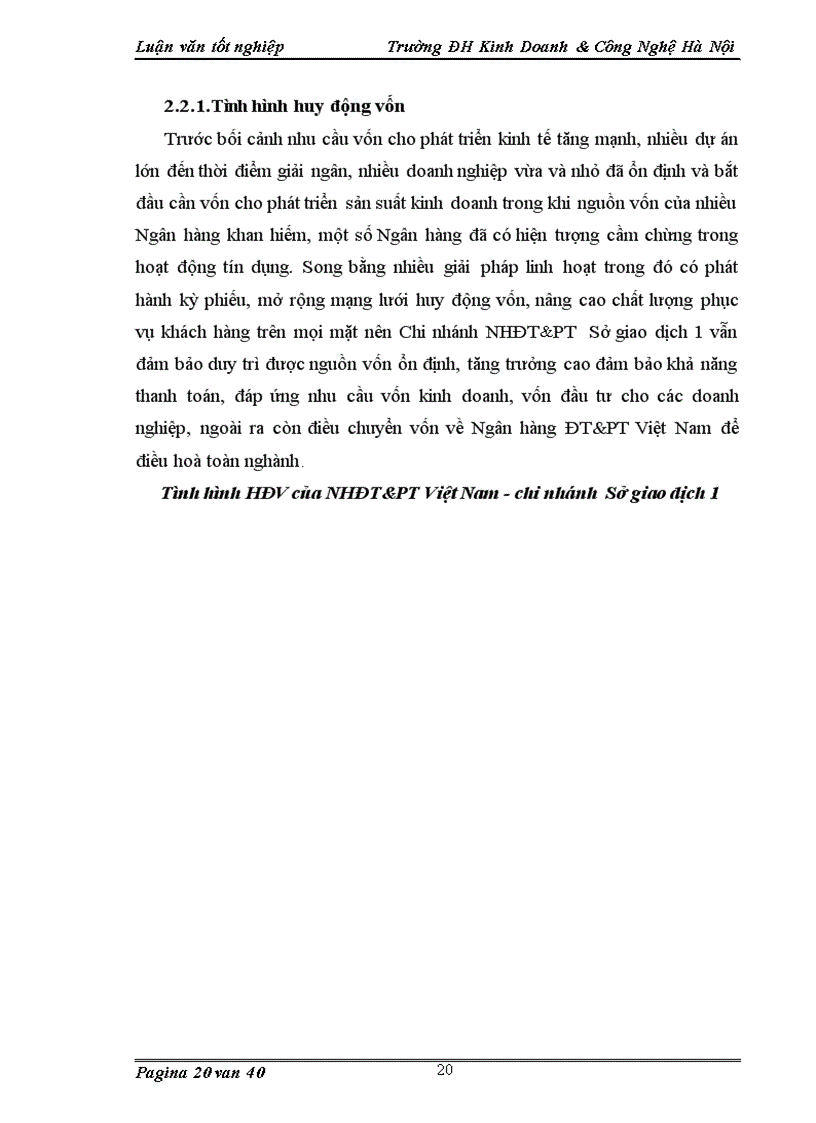 image for page Một số giải pháp nhằm nâng cao hiệu quả huy động vốn tại Ngân hàng Đầu tư và Phát triển Việt Nam - chi nhánh Sở giao dịch 1