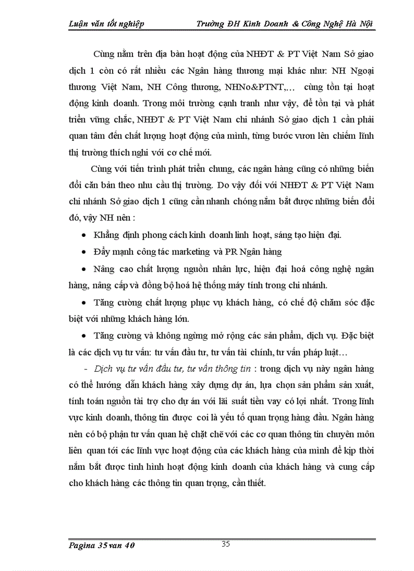 image for page Một số giải pháp nhằm nâng cao hiệu quả huy động vốn tại Ngân hàng Đầu tư và Phát triển Việt Nam - chi nhánh Sở giao dịch 1