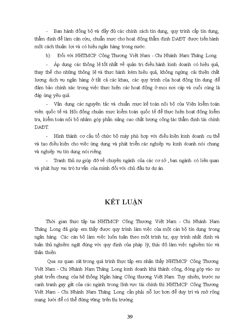 image for page Báo cáo thực tập: tại ngân hàng TMCP Công Thương Việt Nam - Chi Nhánh Nam Thăng Long