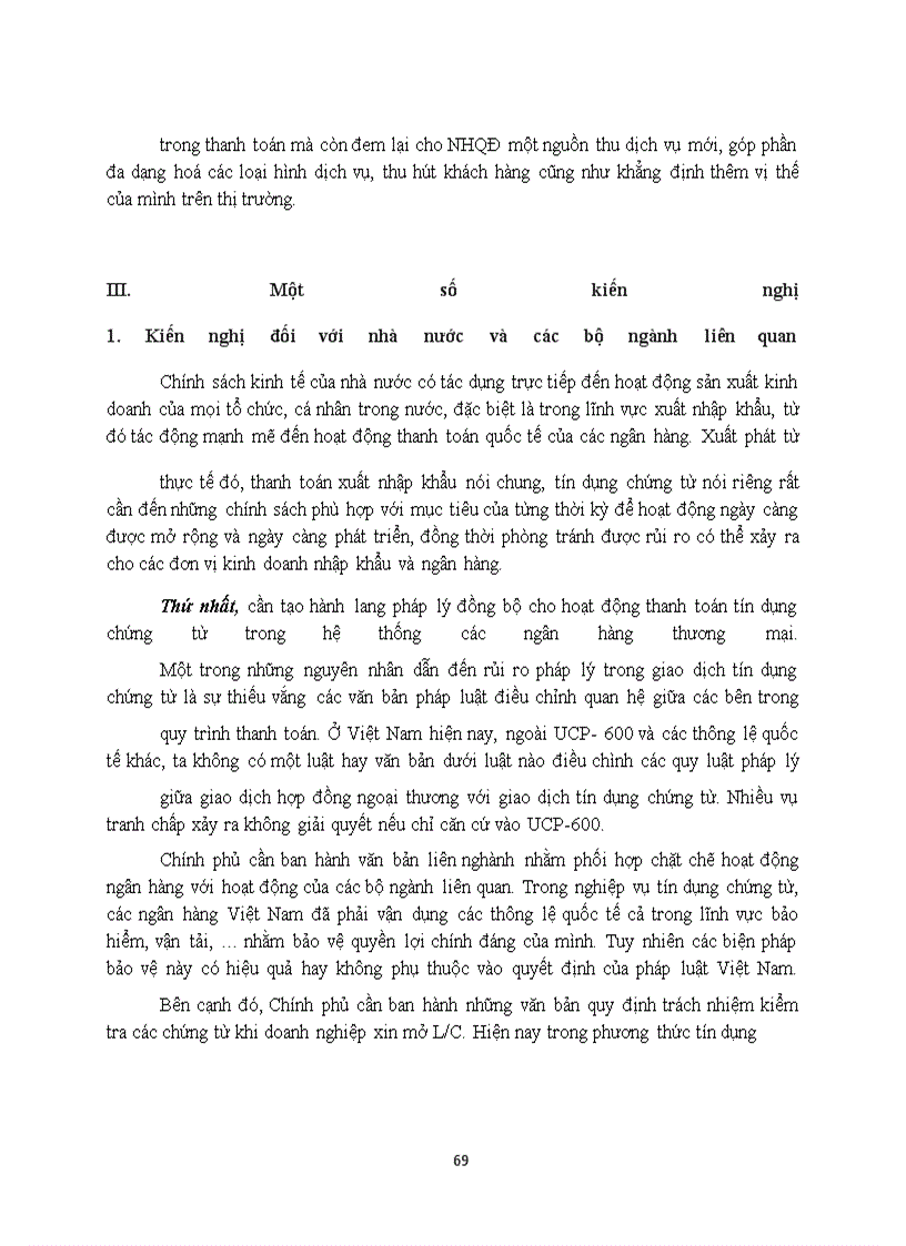 image for page Thực trạng và giải pháp hạn chế rủi ro trong phương thức tín dụng chứng từ tại Ngân hàng Thương mại Cổ phần Quân đội