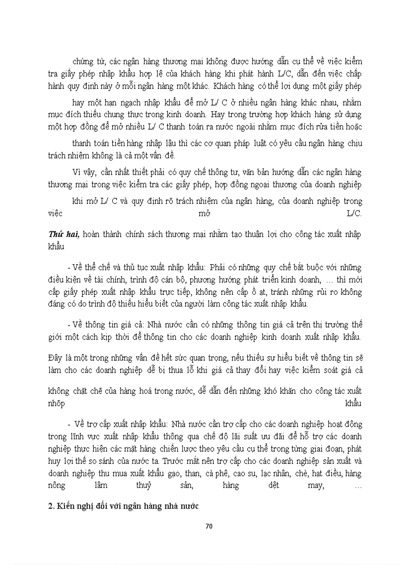 image for page Thực trạng và giải pháp hạn chế rủi ro trong phương thức tín dụng chứng từ tại Ngân hàng Thương mại Cổ phần Quân đội