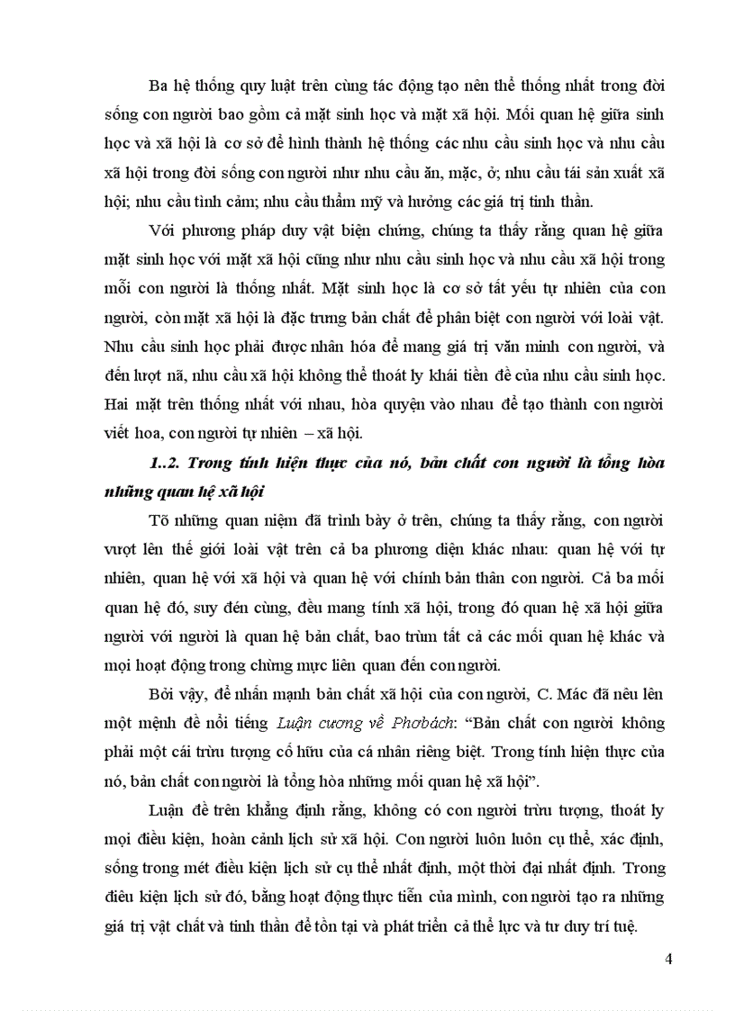 image for page Vận dụng quan điểm triết học Mác về bản chất của con người để phân tích tầm quan trọng của nhân tố con người trong nền kinh tế tri thức 1