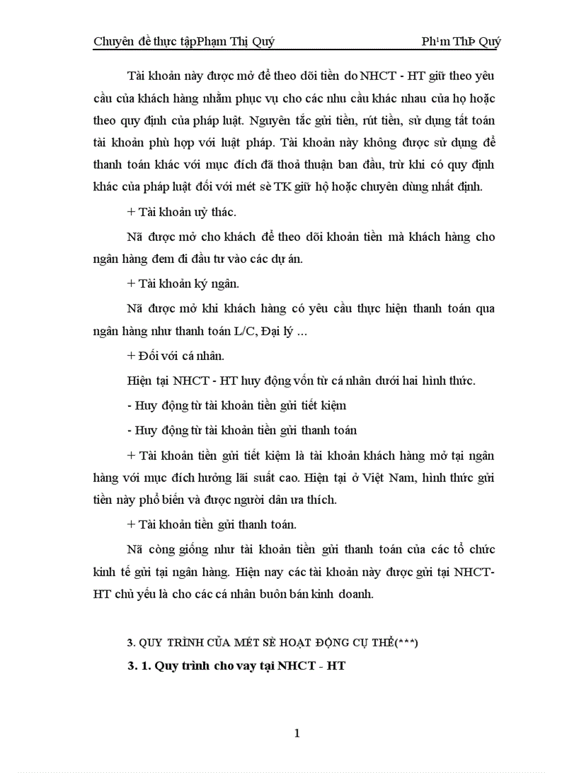 image for page Giải pháp nâng cao nghiệp vụ hoạt động huy động vốn tại Ngân Hàng Công Thương Tỉnh Hà Tây 1
