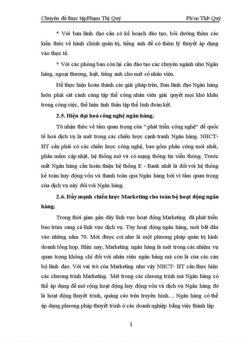 image for page Giải pháp nâng cao nghiệp vụ hoạt động huy động vốn tại Ngân Hàng Công Thương Tỉnh Hà Tây 1
