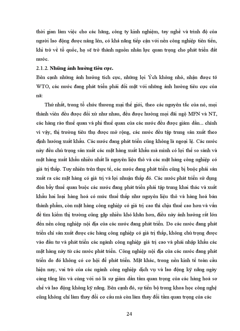 image for page Tổ chức thương mại thế giới WTO và tác động của nó đối với các nước đang phát triển