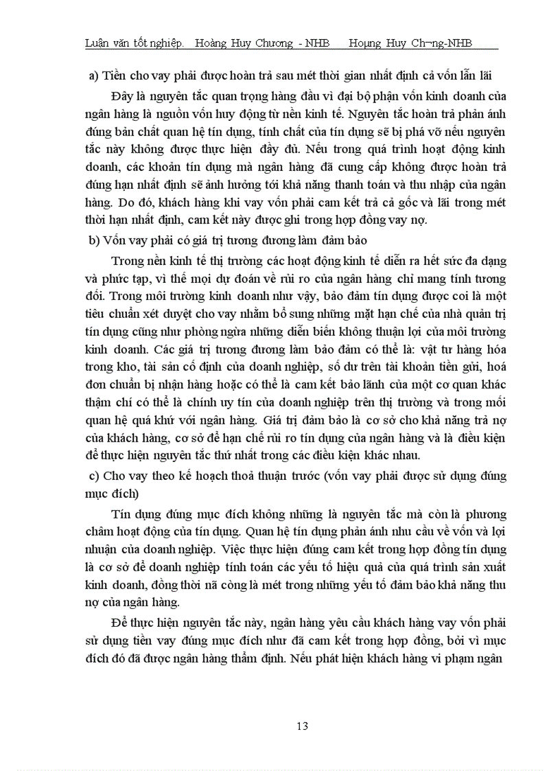 image for page Giải pháp nâng cao chất lượng tín dụng khi cho vay Doanh nghiệp Nhà nước tại Chi nhánh Ngân hàng Công thương Khu vực Ba Đình 1
