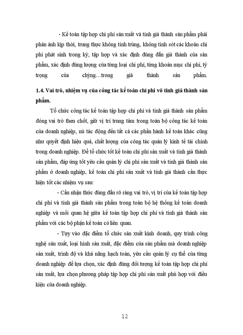 image for page Tổ chức công tác kế toán chi phí sản xuất và tính giá thành sản phẩm