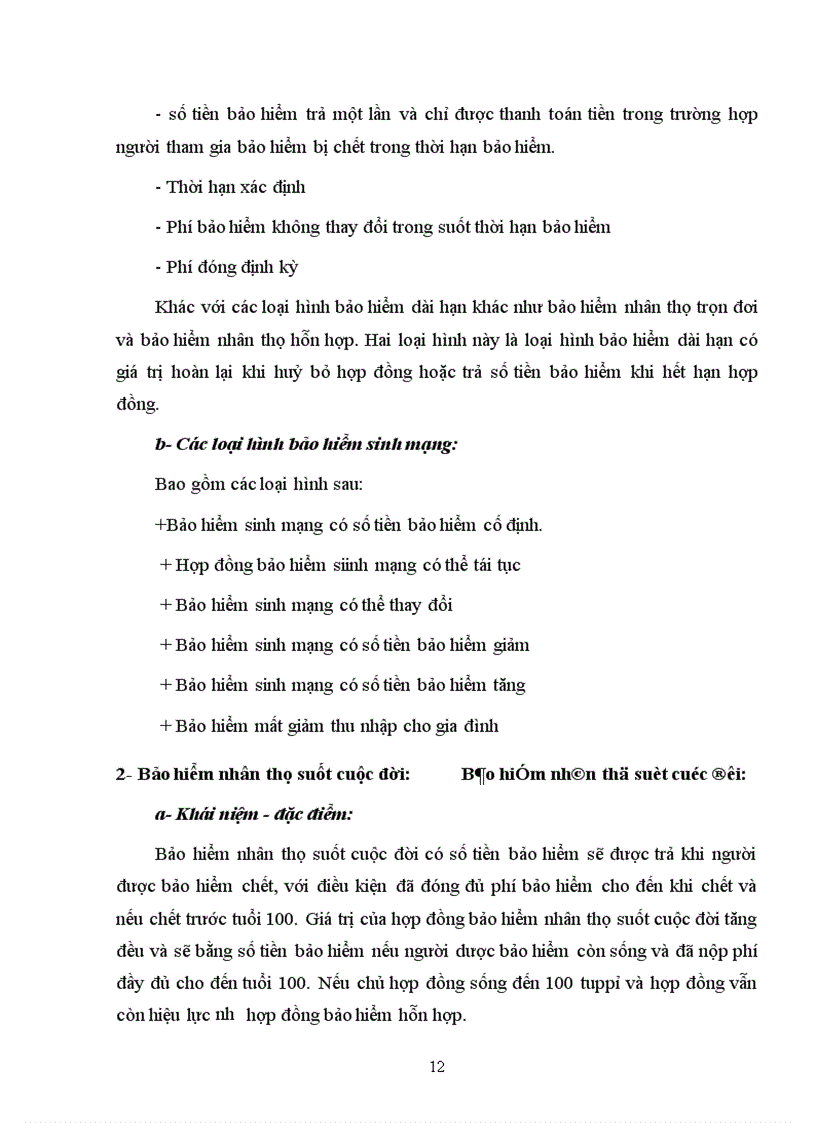 image for page Bàn về nghiệp vụ Bảo hiểm nhân thọ và các loại hình Bảo hiểm nhân thọ đang được triển khai ở Việt Nam hiện nay 1