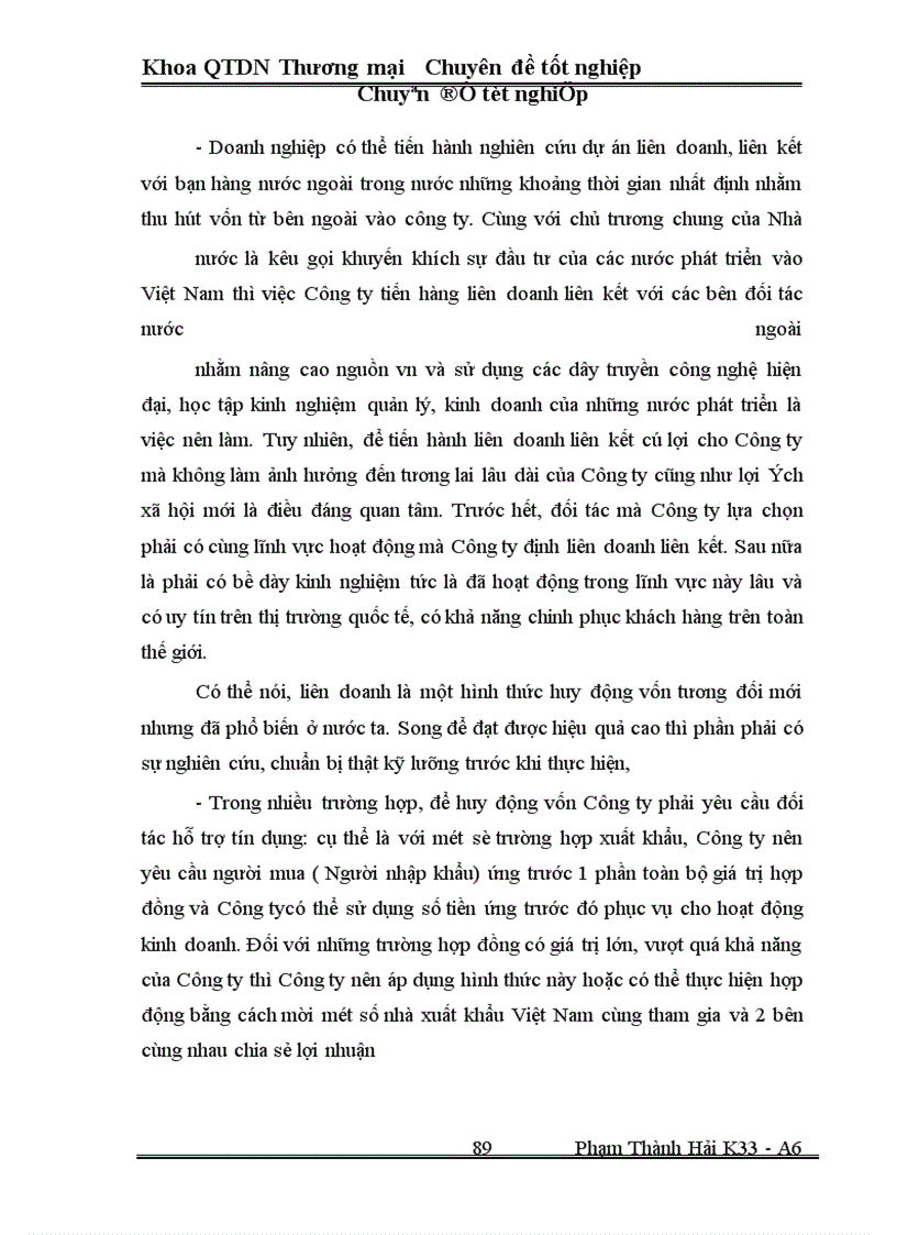 image for page Một số Biện pháp thúc đẩy hoạt động xuất khẩu ở Công ty xuất nhập khẩu Hà Tây