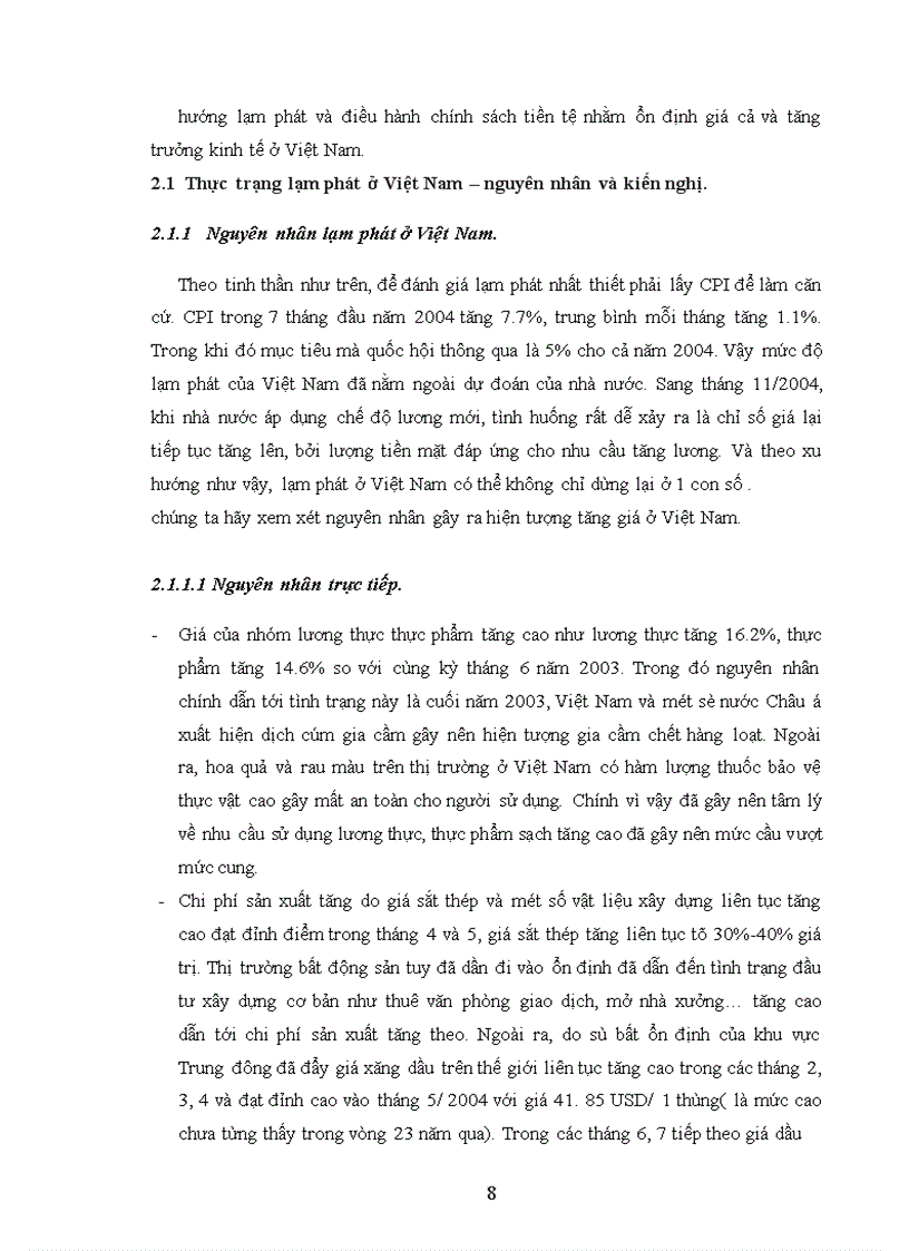 image for page Thực trạng lạm phát ở Việt Nam nguyên nhân và kiến nghị