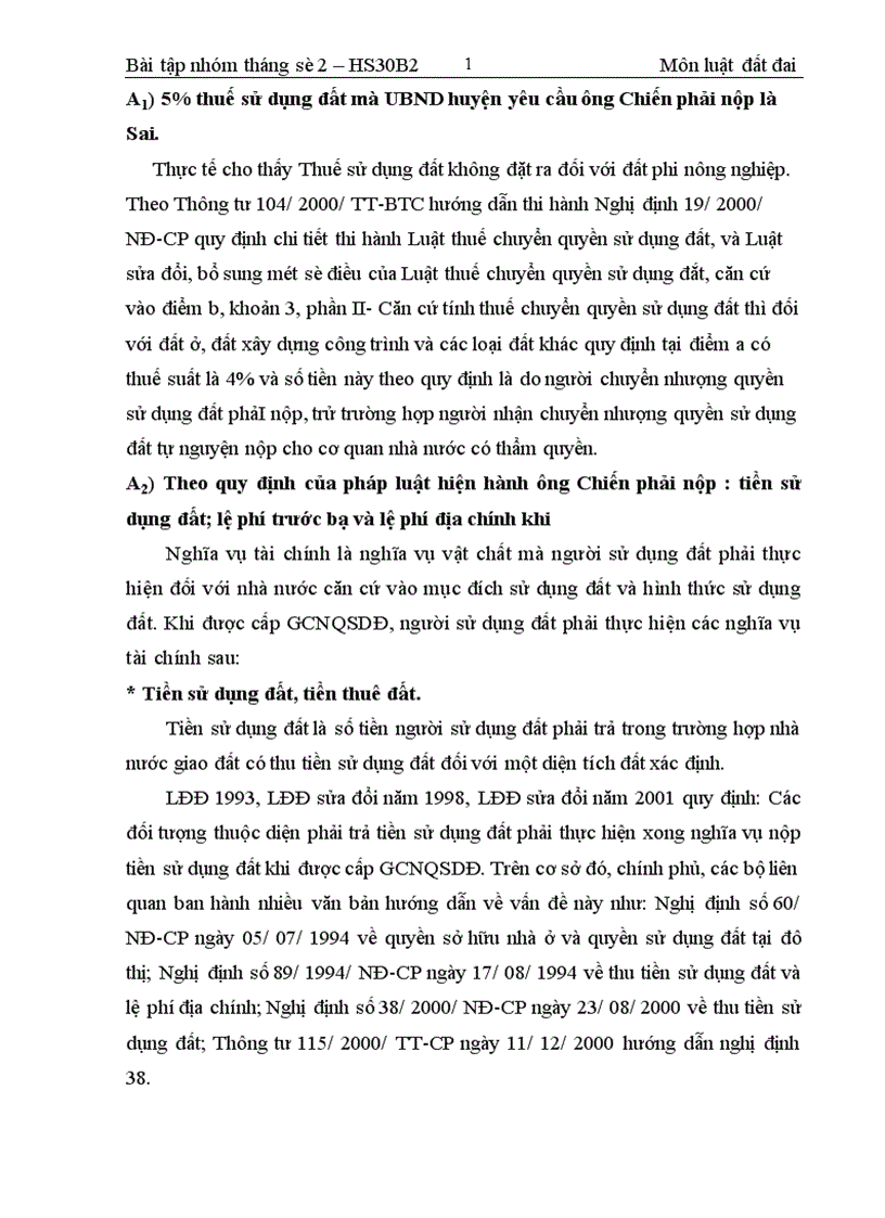 image for page Thuế sử dụng đất