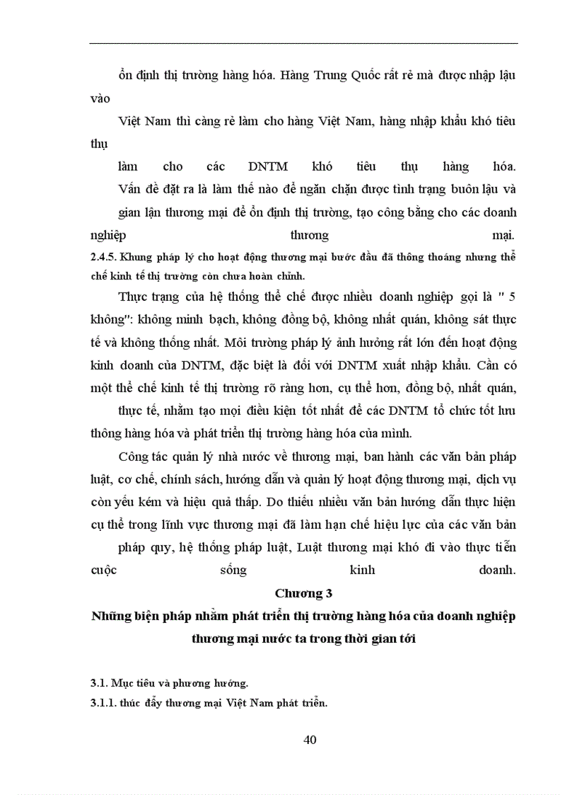 image for page Những biện pháp nhằm phát triển thị trường hàng hóa của doanh nghiệp thương mại nước ta trong thời gian tới