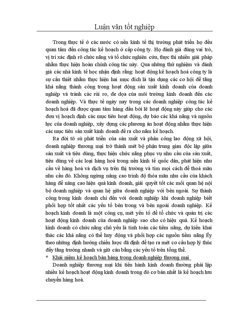 image for page Hoàn thiện công tác xây dựng và thực hiện kế hoạch bán hàng tại công ty CP Vật Tư BVTV Hoà Bình