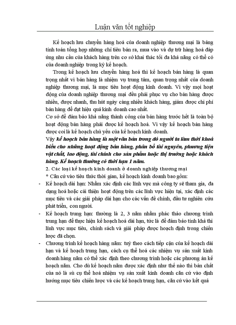 image for page Hoàn thiện công tác xây dựng và thực hiện kế hoạch bán hàng tại công ty CP Vật Tư BVTV Hoà Bình