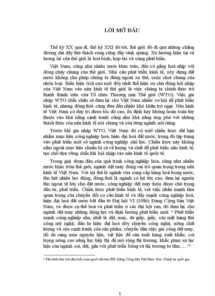 image for page Thực trạng và giải pháp nâng cao năng lực cạnh tranh của ngành dệt may Việt Nam sau khi gia nhập WTO