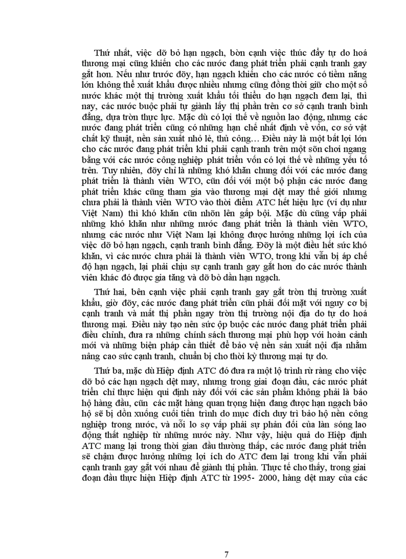 image for page Thực trạng và giải pháp nâng cao năng lực cạnh tranh của ngành dệt may Việt Nam sau khi gia nhập WTO
