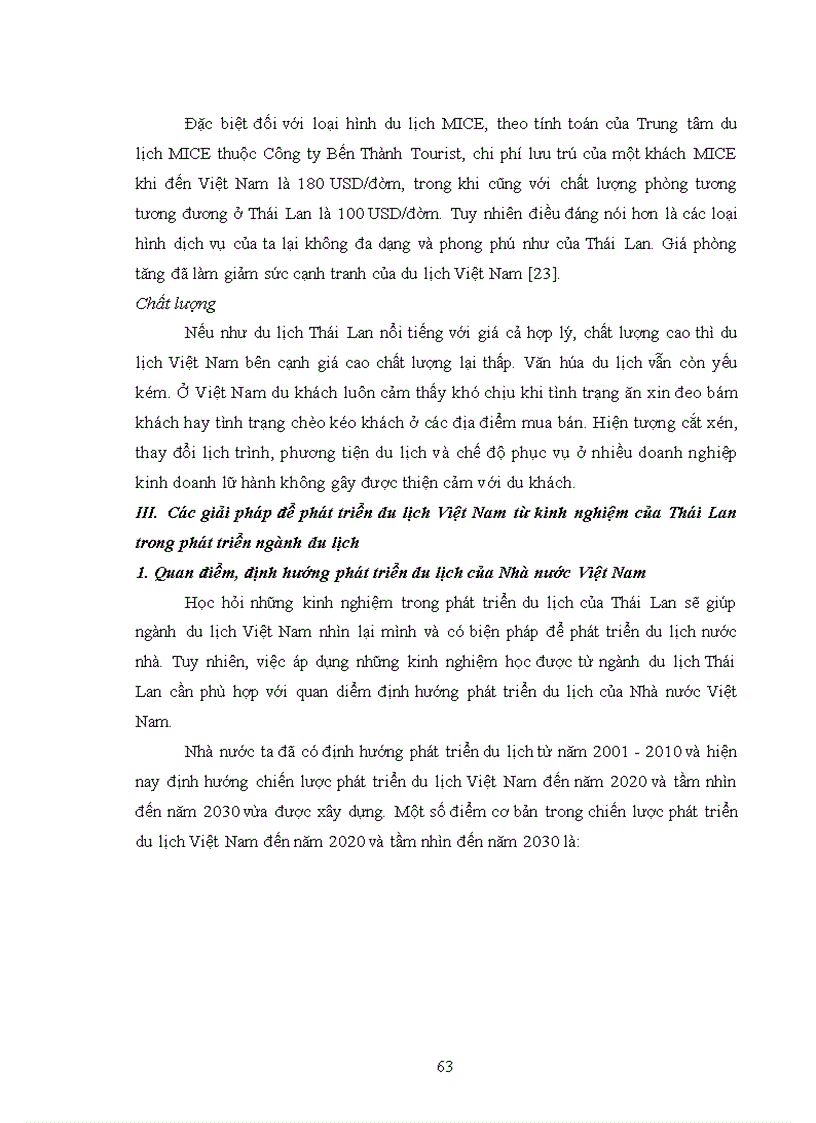 image for page Kinh nghiệm của Thái Lan trong phát triển ngành du lịch và bài học cho Việt Nam