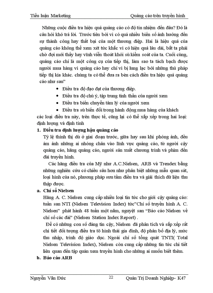 image for page Marketing Quảng cáo trên truyền hình