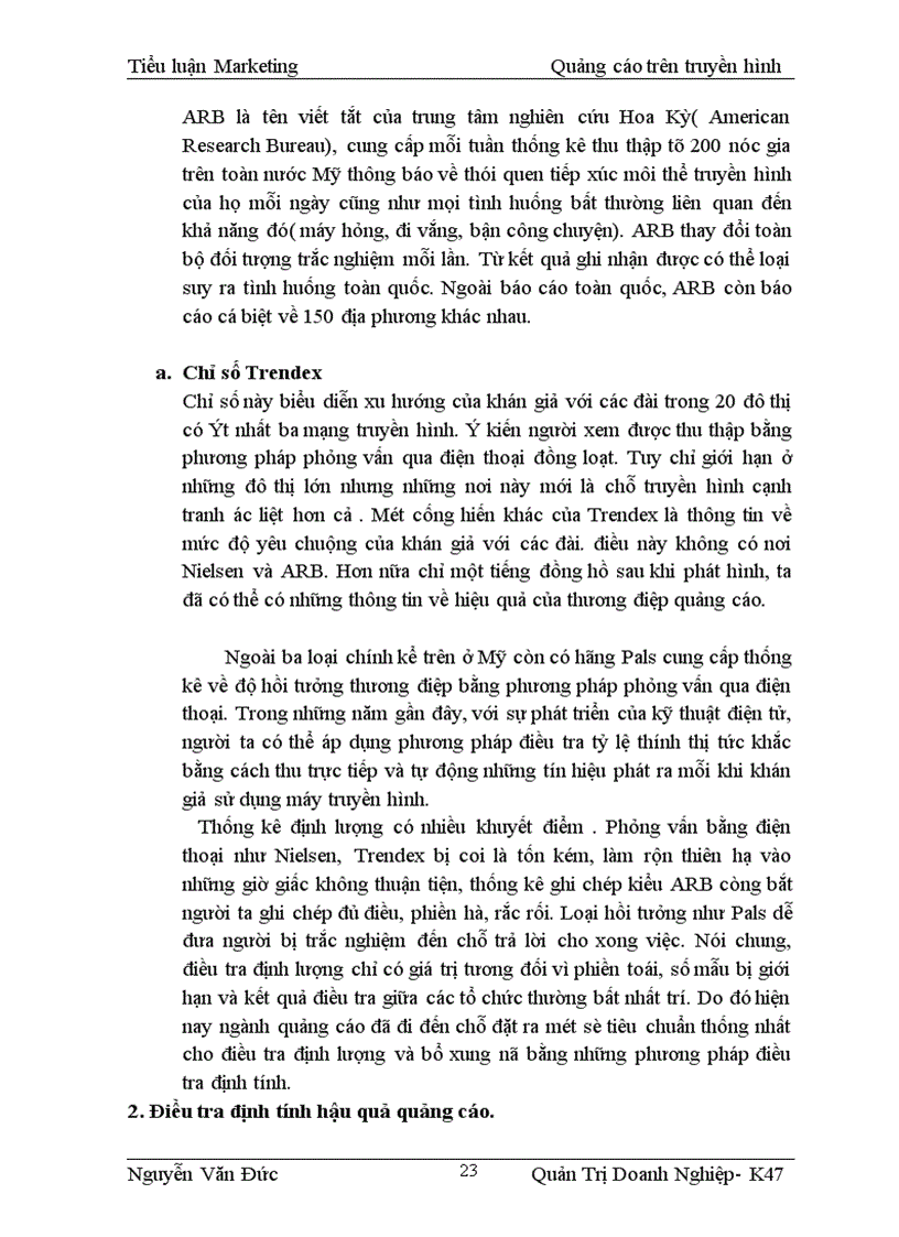 image for page Marketing Quảng cáo trên truyền hình