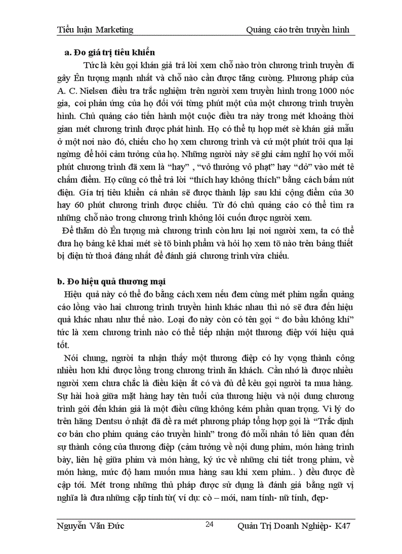 image for page Marketing Quảng cáo trên truyền hình