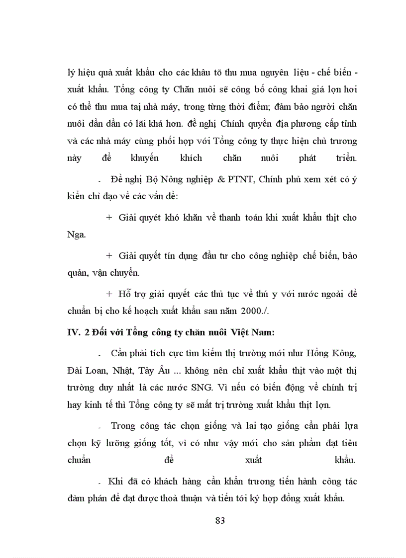 image for page Các biện pháp đẩy mạnh chăn nuôi và xuất khẩu thịt lợn ở Tổng công ty chăn nuôi Việt Nam