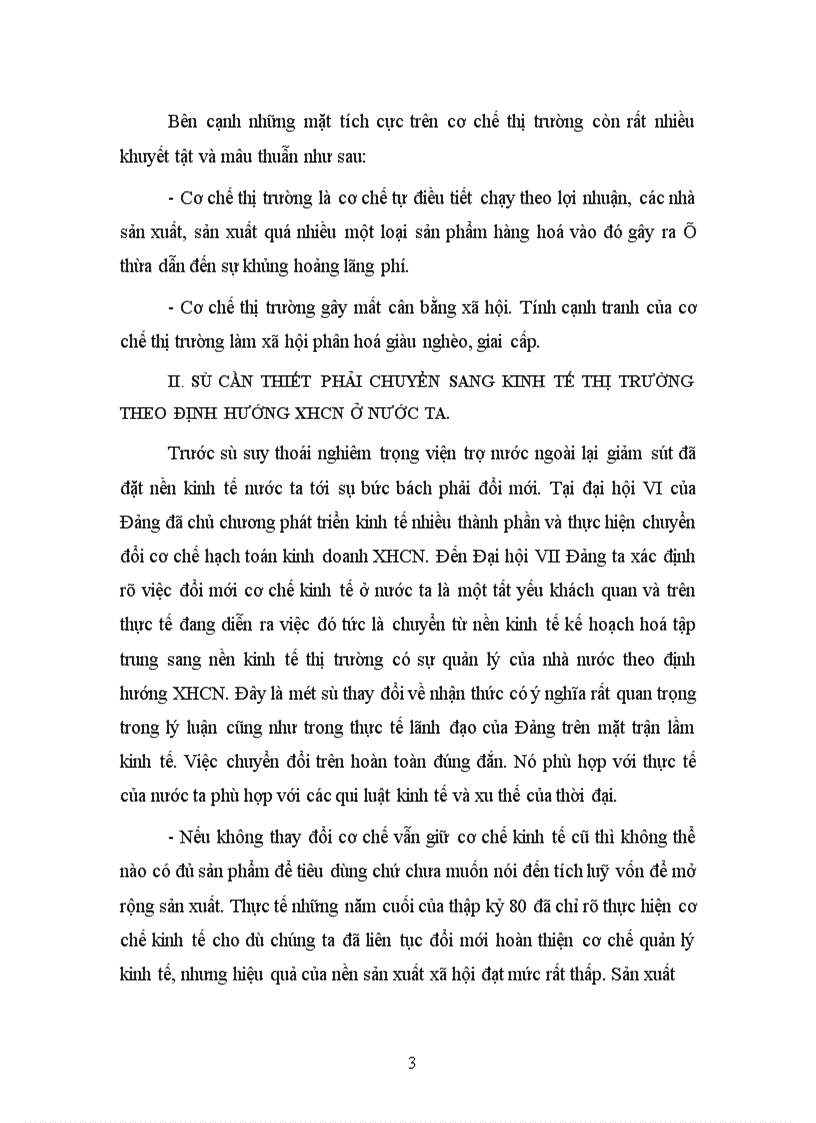 image for page Sự cần thiết khách quan và giải pháp phát triển kinh tế thị trường có sự quản lý của nhà nước theo định hướng XHCN