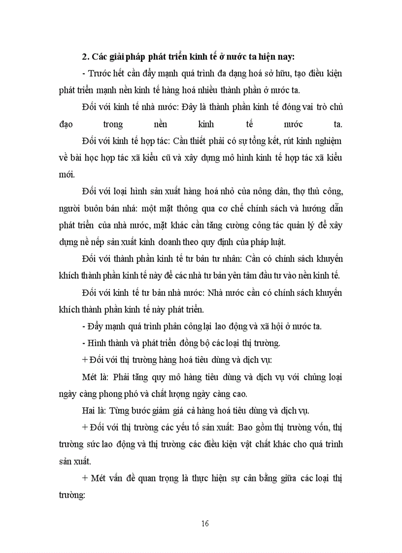 image for page Sự cần thiết khách quan và giải pháp phát triển kinh tế thị trường có sự quản lý của nhà nước theo định hướng XHCN