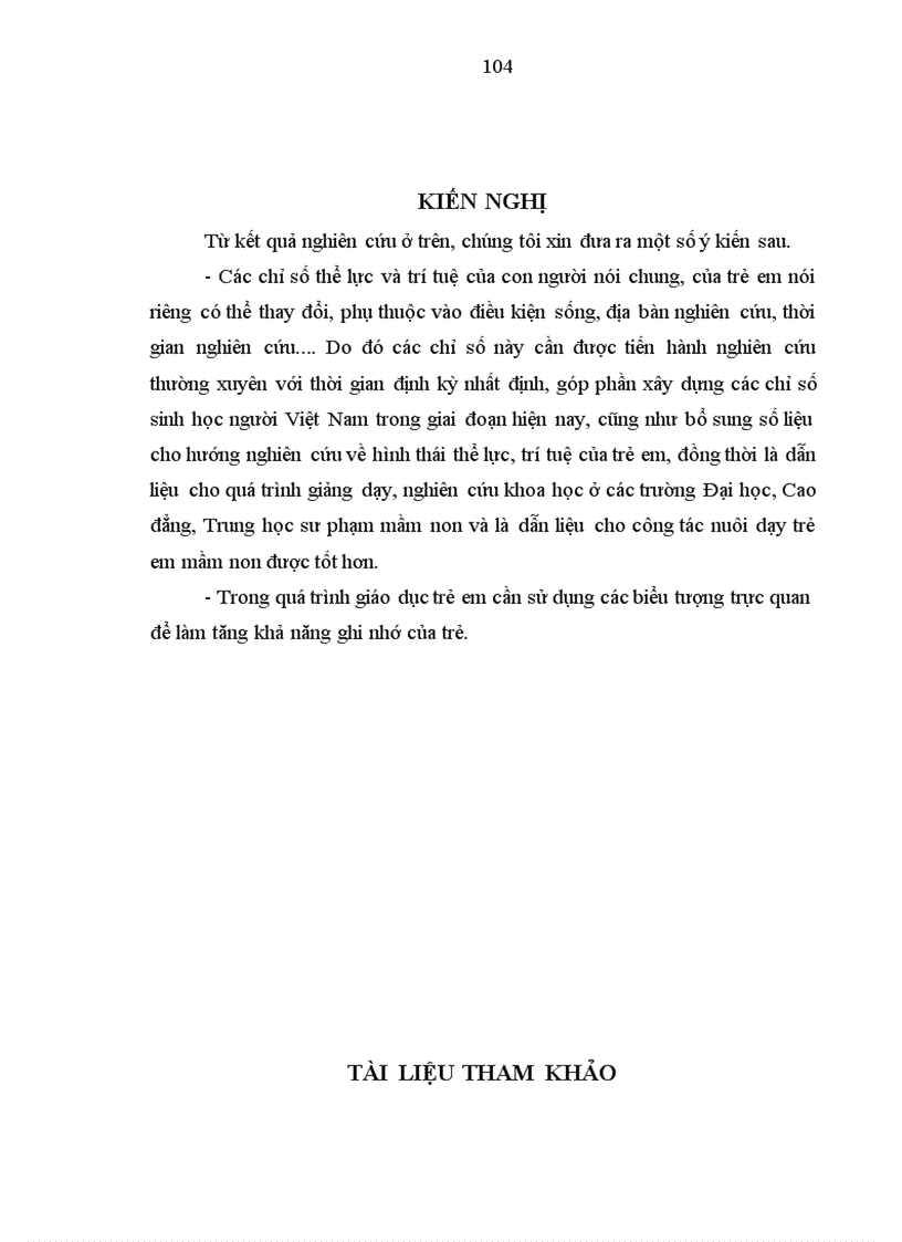 image for page Nghiên cứu một số chỉ số thể lực và trí tuệ của trẻ em lứa tuổi mầm non tại một số xã huyện Kiến Xương tỉnh Thái Bình