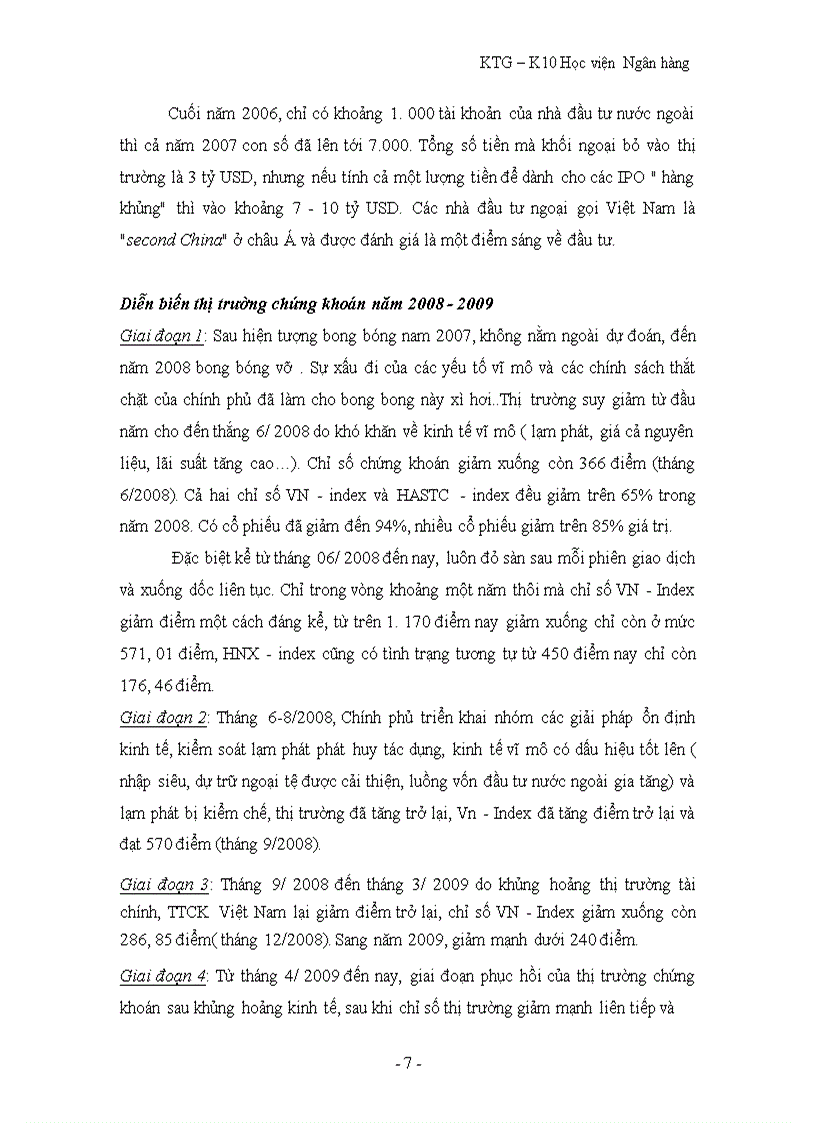 image for page Thực trạng thị trường chứng khoán Việt Nam và liên hệ thị trường chứng khoán thế giới