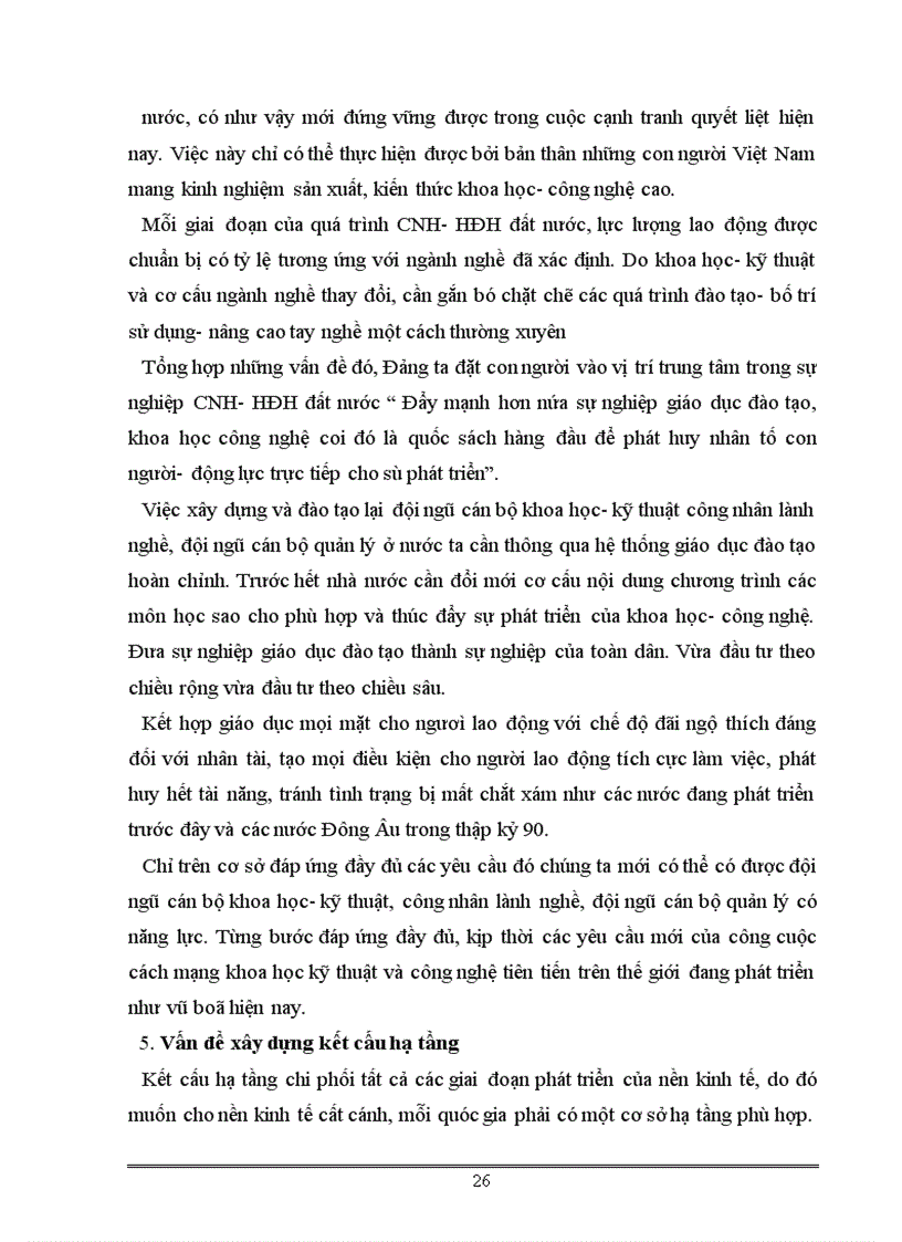 image for page Công nghiệp hoá Hiện đại hoá và vai trò của nó trong sự nghiệp xây dựng CNXH ở nước ta hiện nay 1