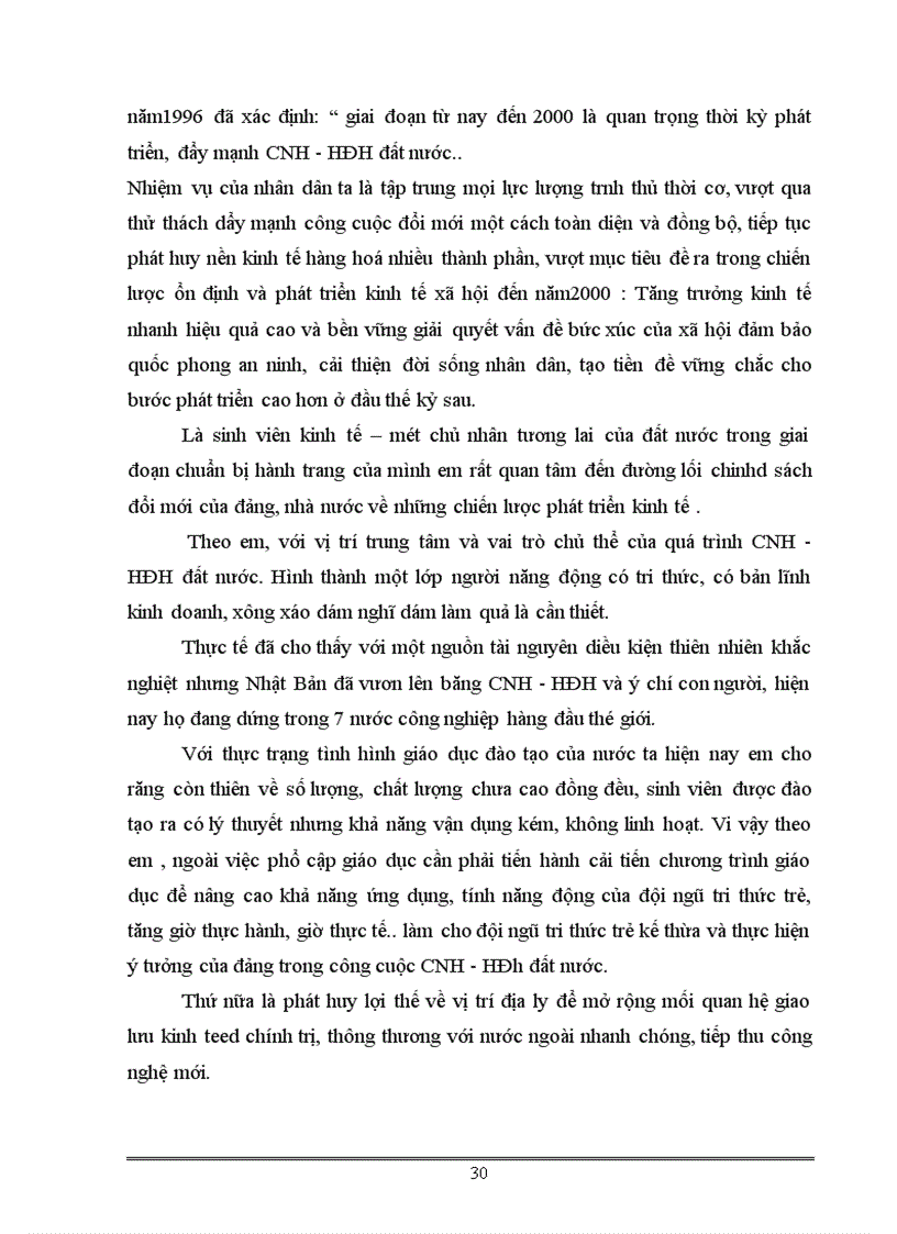 image for page Công nghiệp hoá Hiện đại hoá và vai trò của nó trong sự nghiệp xây dựng CNXH ở nước ta hiện nay 1