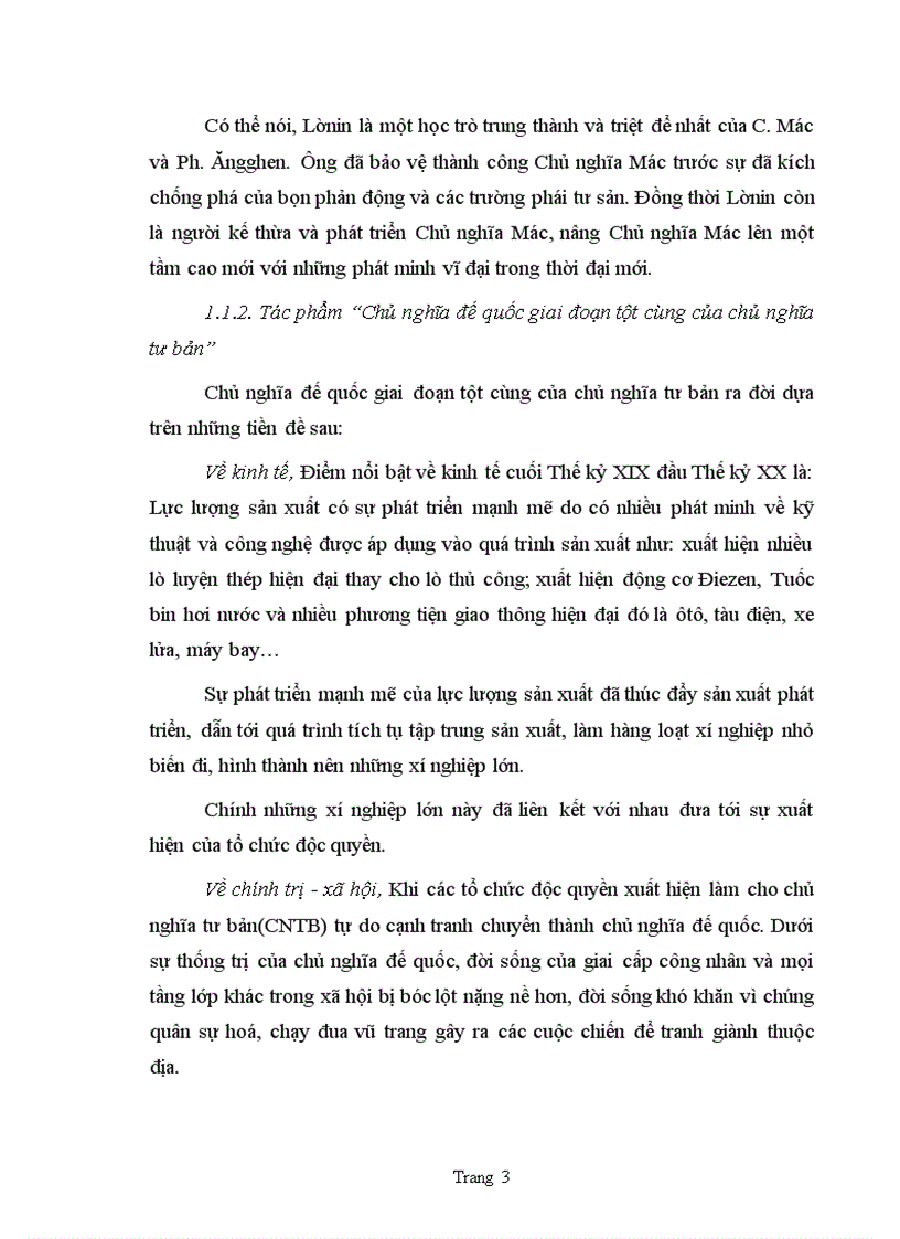 image for page Lý luận độc quyền của Lênin trong tác phẩm Chủ nghĩa đế quốc giai đoạn tột cùng của chủ nghĩa tư bản