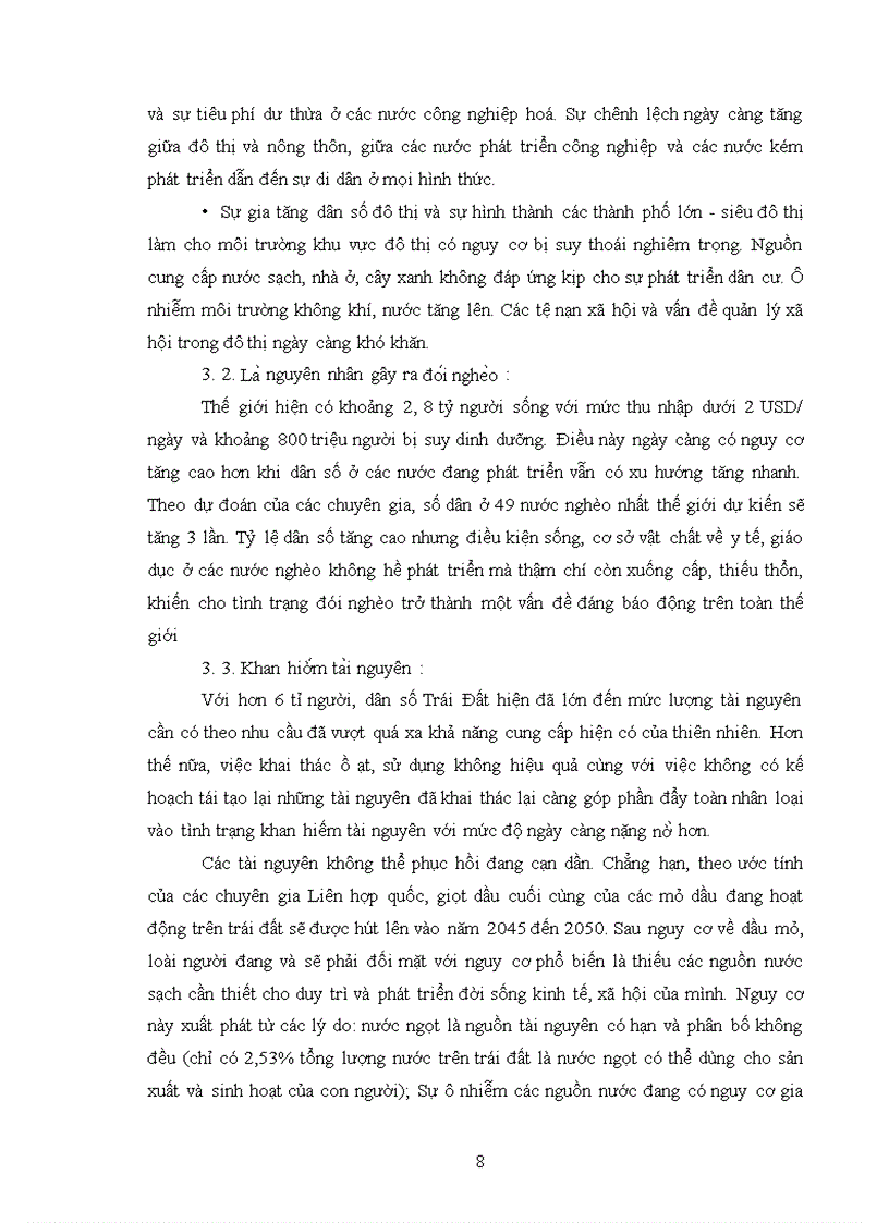 image for page Thực trạng dân số tác động đến môi trường trên thế giới