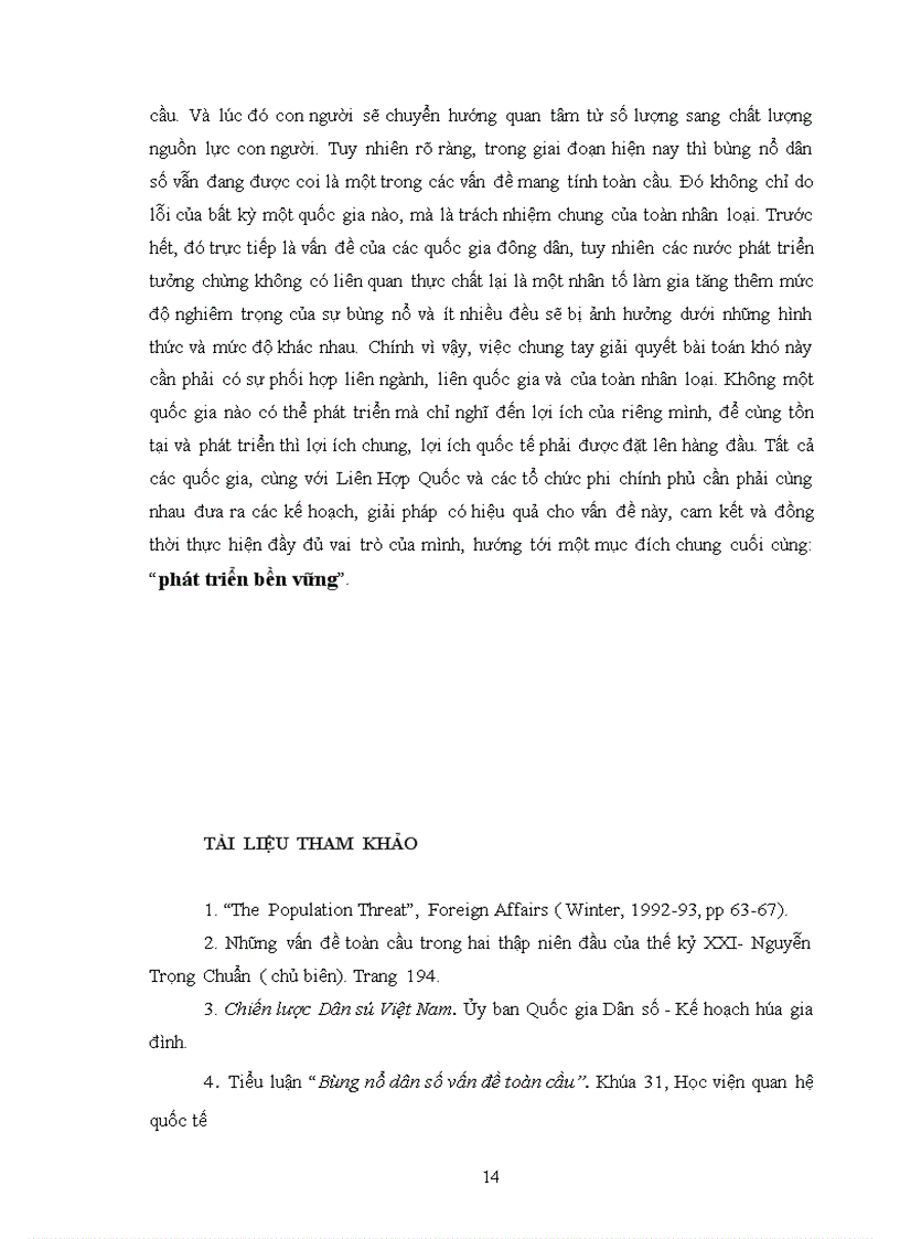 image for page Thực trạng dân số tác động đến môi trường trên thế giới