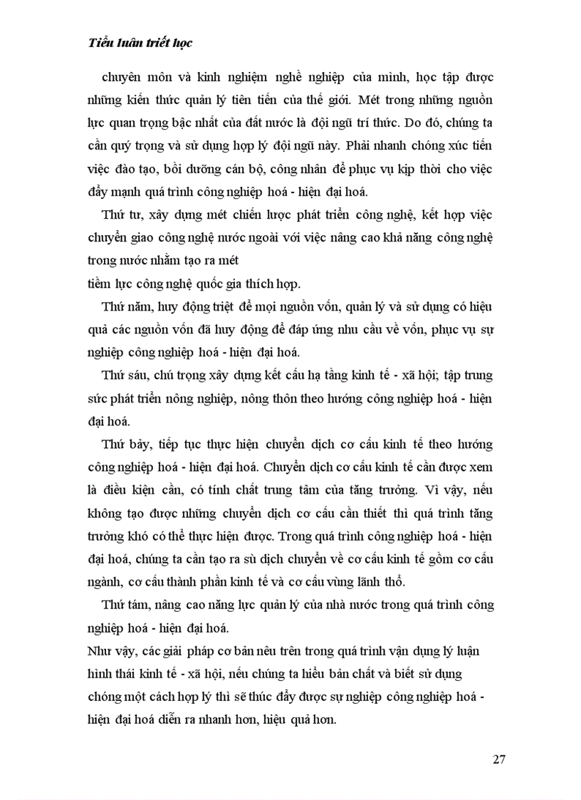 image for page Tiểu luận triết học 1