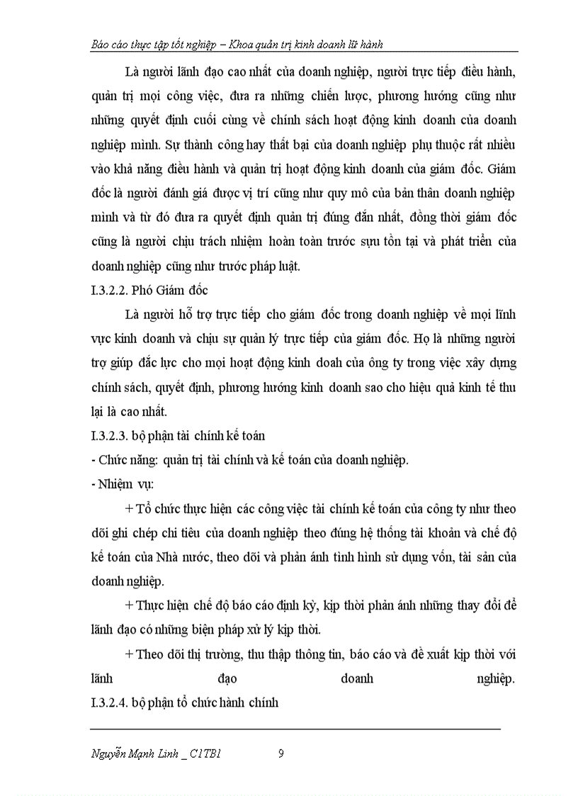 image for page Báo cáo thực tập tốt nghiệp Khoa quản trị kinh doanh lữ hành