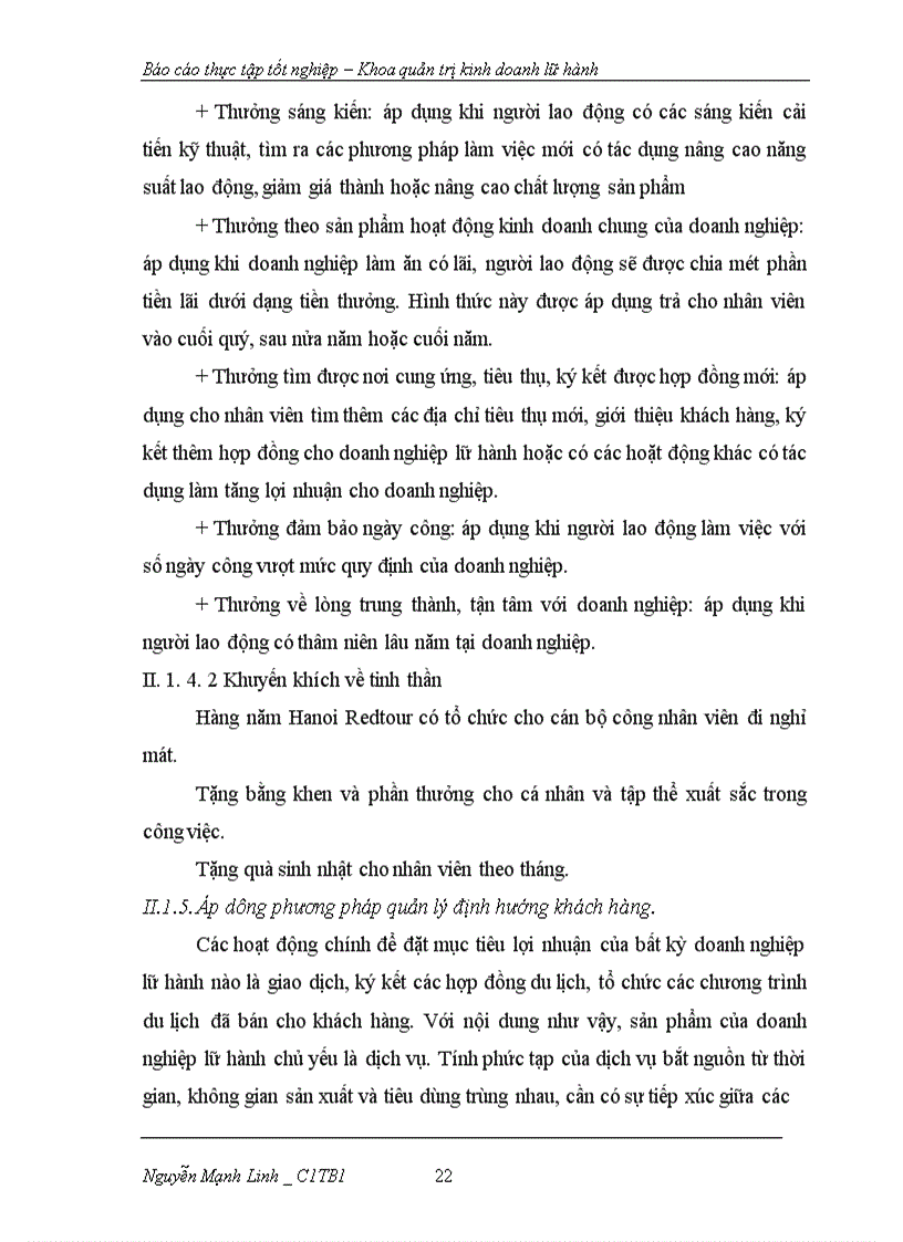 image for page Báo cáo thực tập tốt nghiệp Khoa quản trị kinh doanh lữ hành