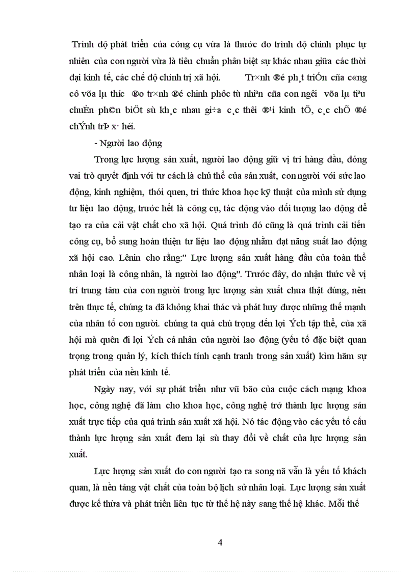 image for page Quan niệm của triết học Mác Lênin về quy luật quan hệ sản xuất phù hợp với tính chất và trình độ của lực lượng sản xuất