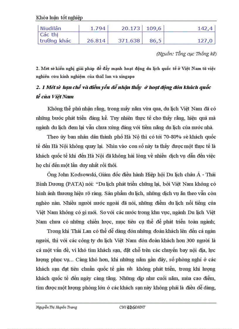image for page Kinh nghiệm phát triển du lịch quốc tế của Thái Lan và Xingapo Giải pháp cho phát triển du lịch quốc tế tại Việt Nam