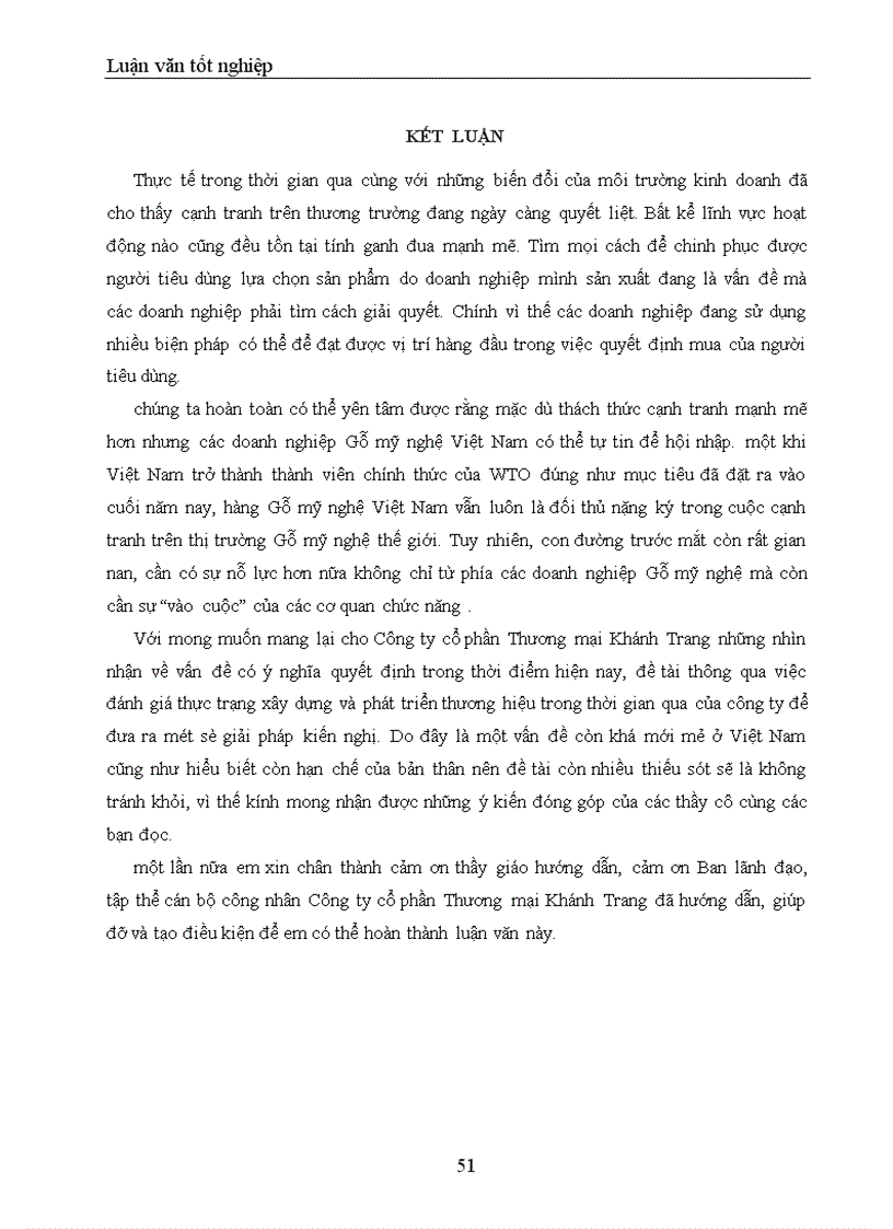 image for page Một số giải pháp xây dựng và phát triển thương hiệu cho Công ty Cổ phần thương mại Khánh Trang